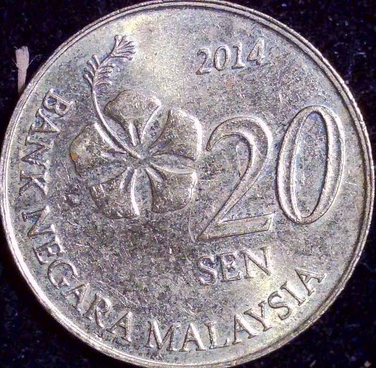 Malaysia - 2014 - 20 Sen