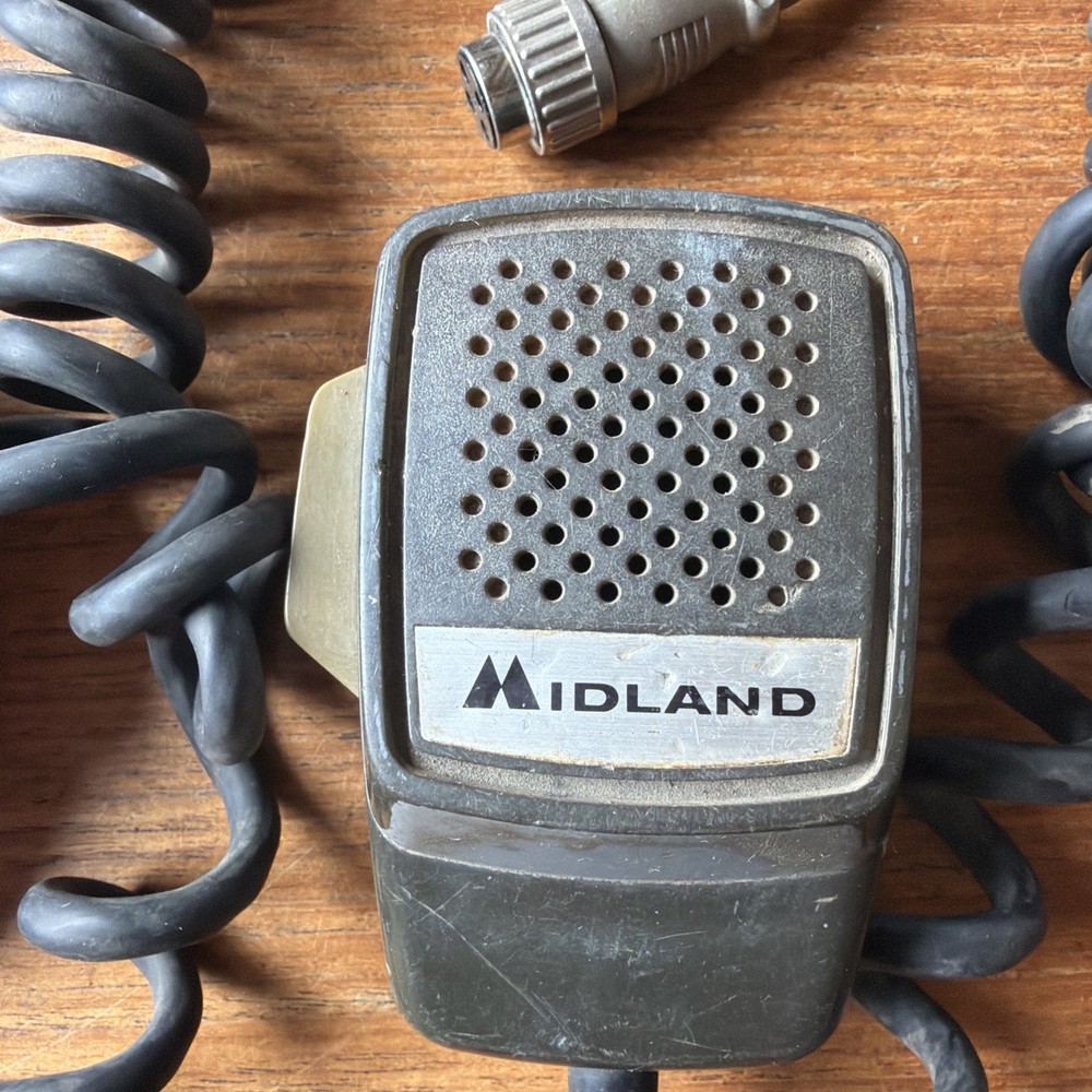 Midland 70-2301 CB Hand Held Dynamic Element Microphone 4 Pin 500 OHM Untested
