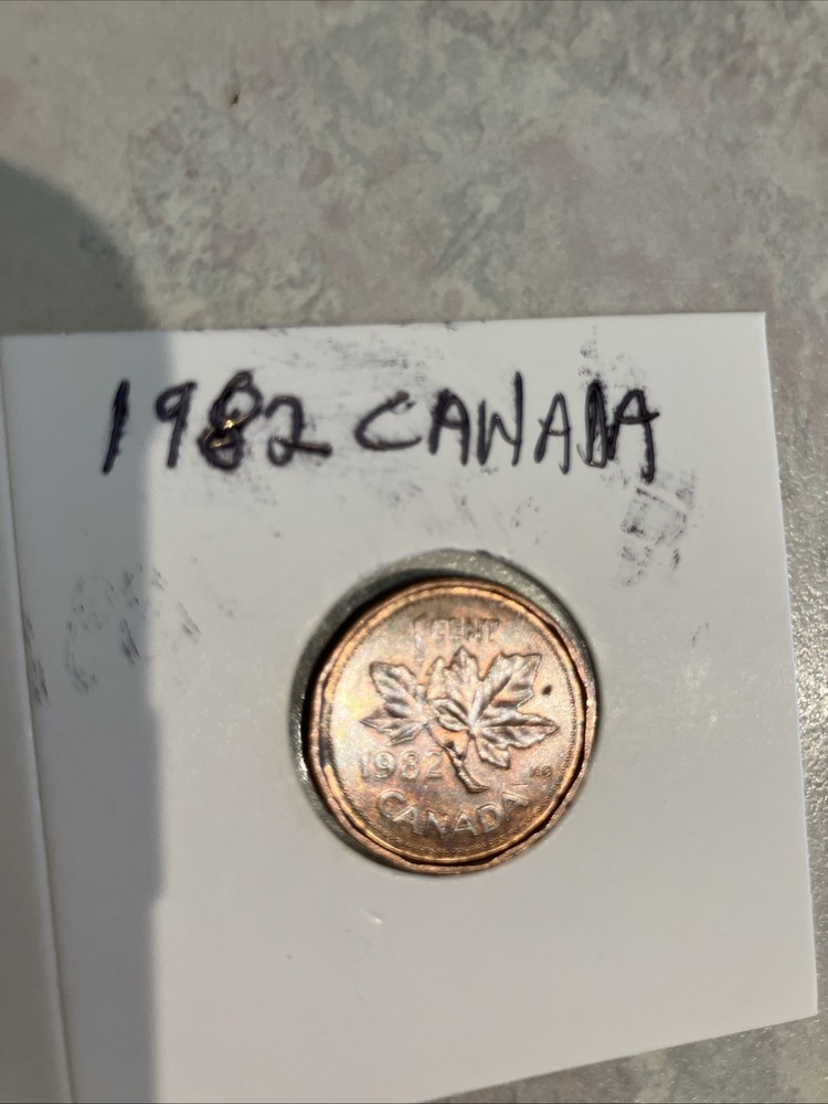 1982 Canada 1 One Cent Coin Excellent Condition