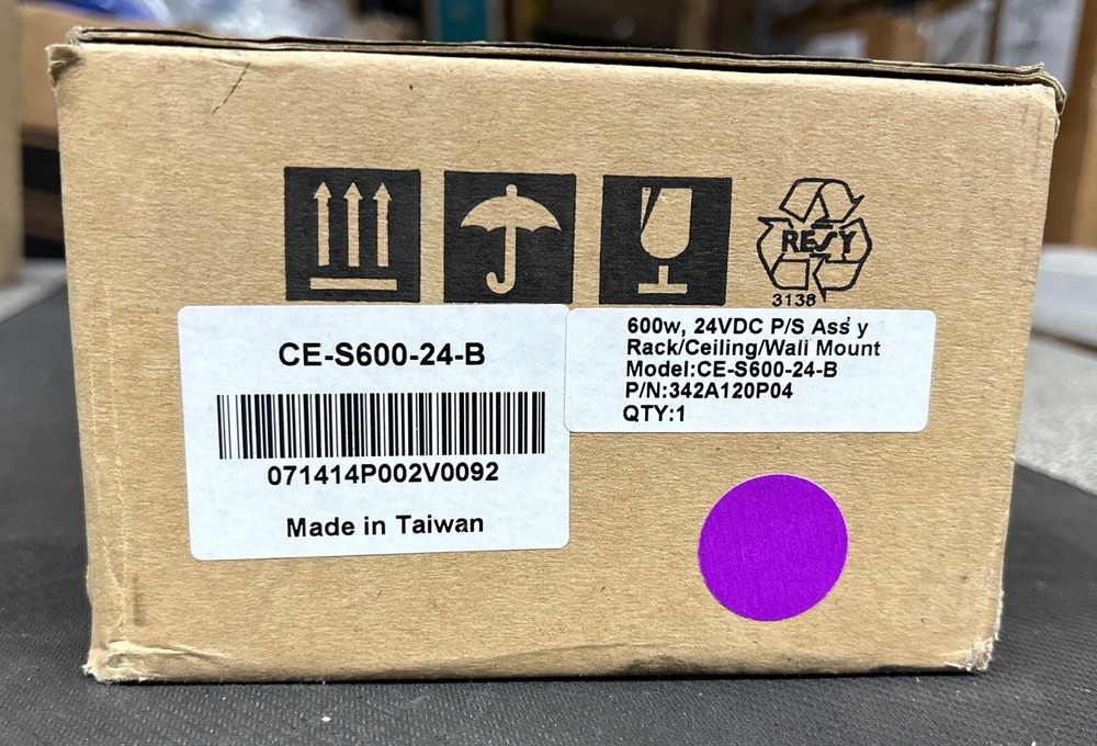 TYCO Security Products CE-S600-24-B