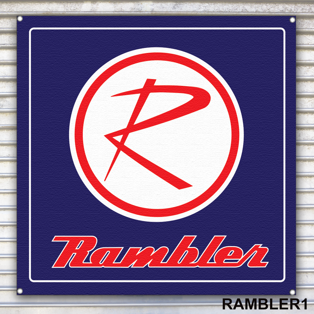 Rambler Logo Banner Sign Wall Art