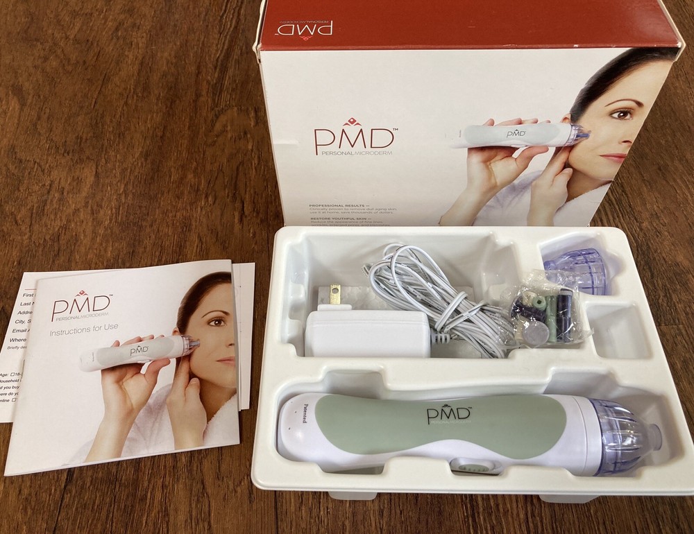 PMD Personal Microderm Classic Complete Skin Care System Gray - Clean With Box