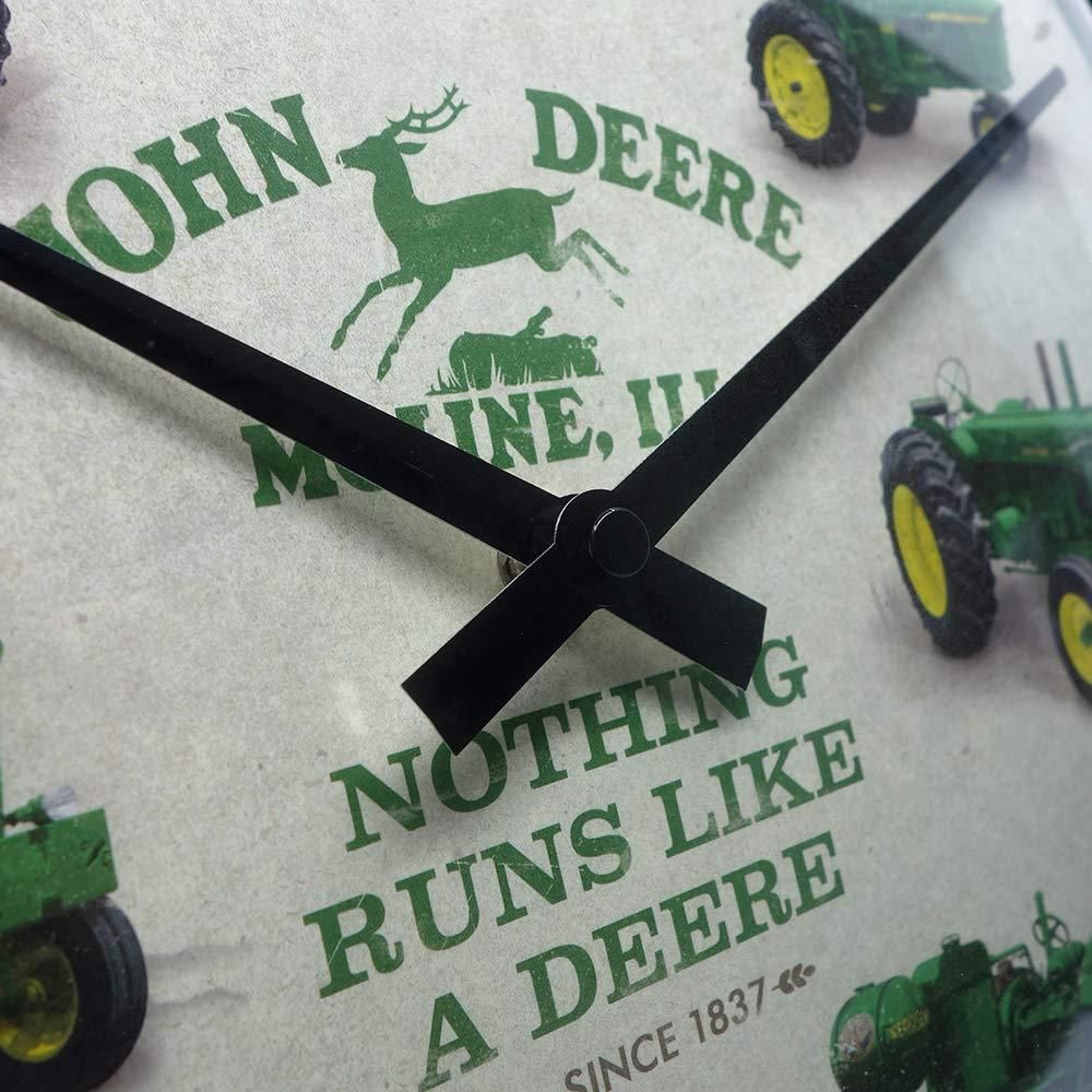 Nostalgic-Art - Retro Wall Kitchen Clock Ø 12" Analog Battery - John Deere #2