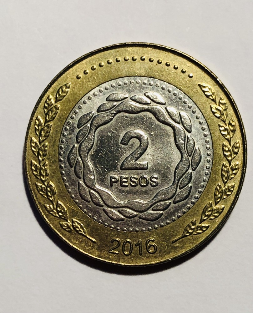 2015 Argentina 2 Pesos - Coin
