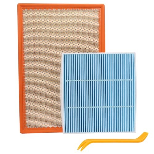 Engine Air Filter&Cabin Air Filter Combo Pack-Compatible with RAM 1500 2016