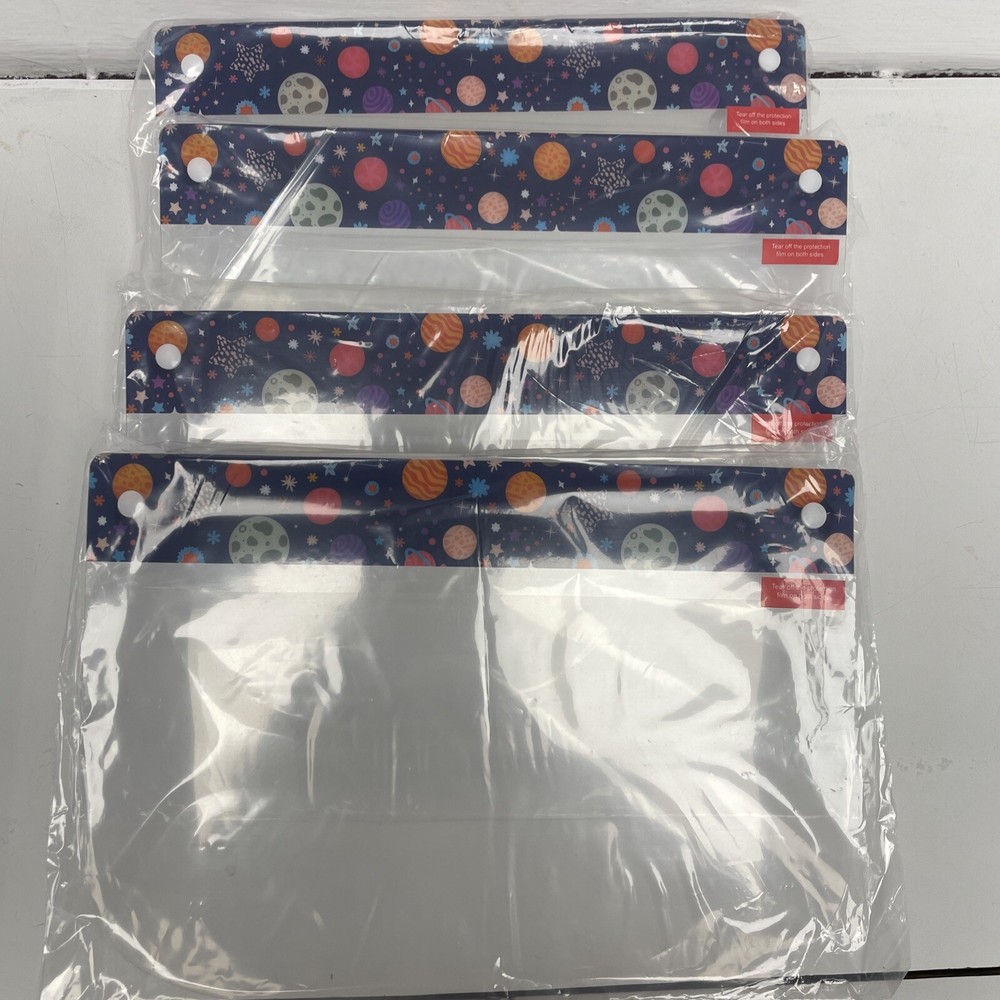 Face Shield for Kids Plastic Clear (4 Shields)
