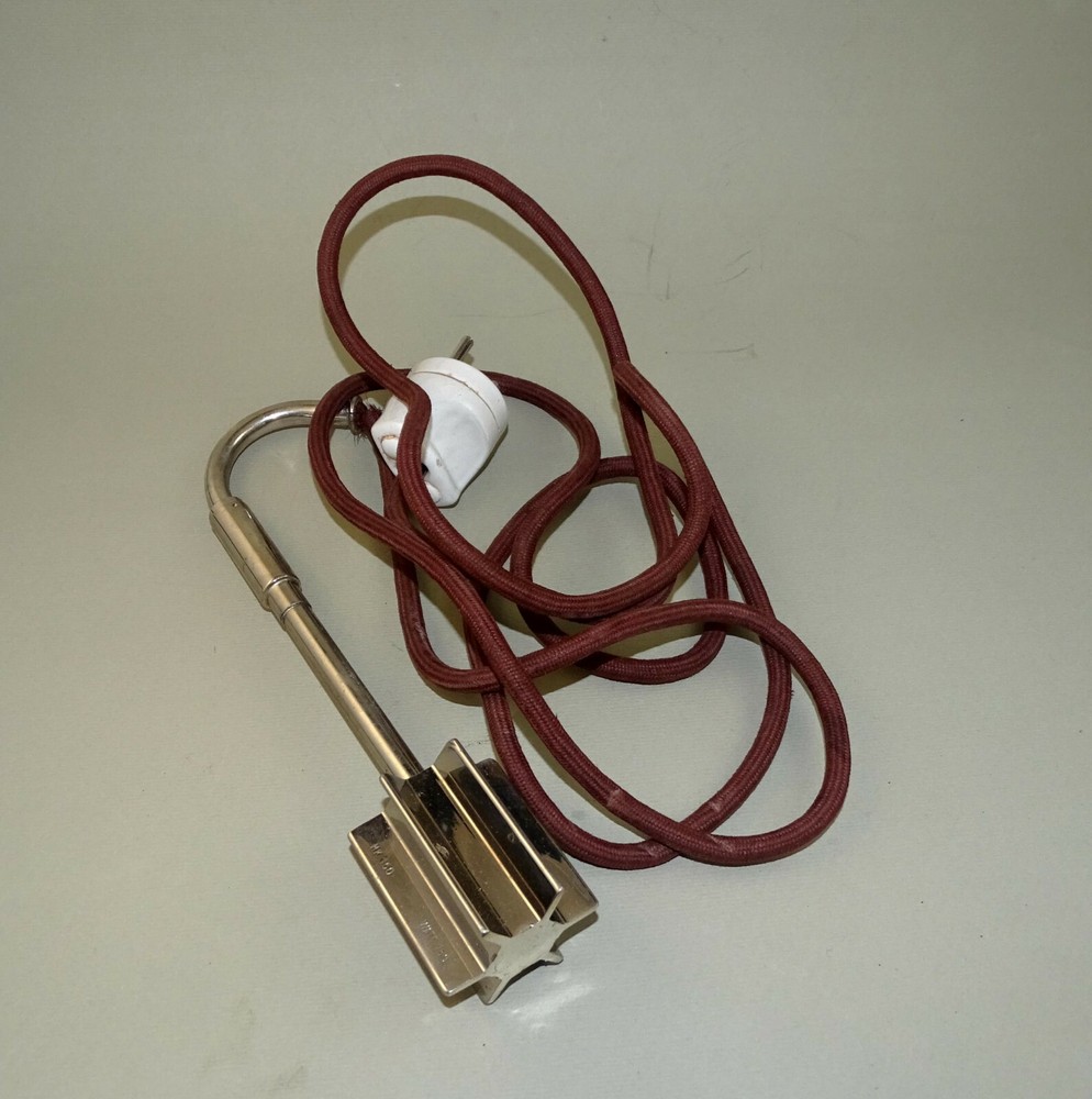 1930-40s Old Vintage Germany Water Tea Chromed Immersion Heater PROTOS w/Box