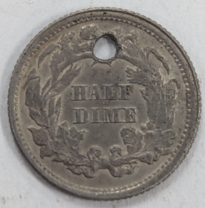 1872 Seated Liberty Silver Half Dime ~ 90% Silver ~ #353