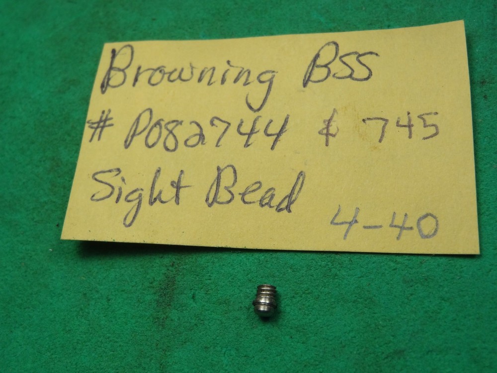 Browning BSS Shotgun Front Bead Sight 4x40 Thread "Silver"