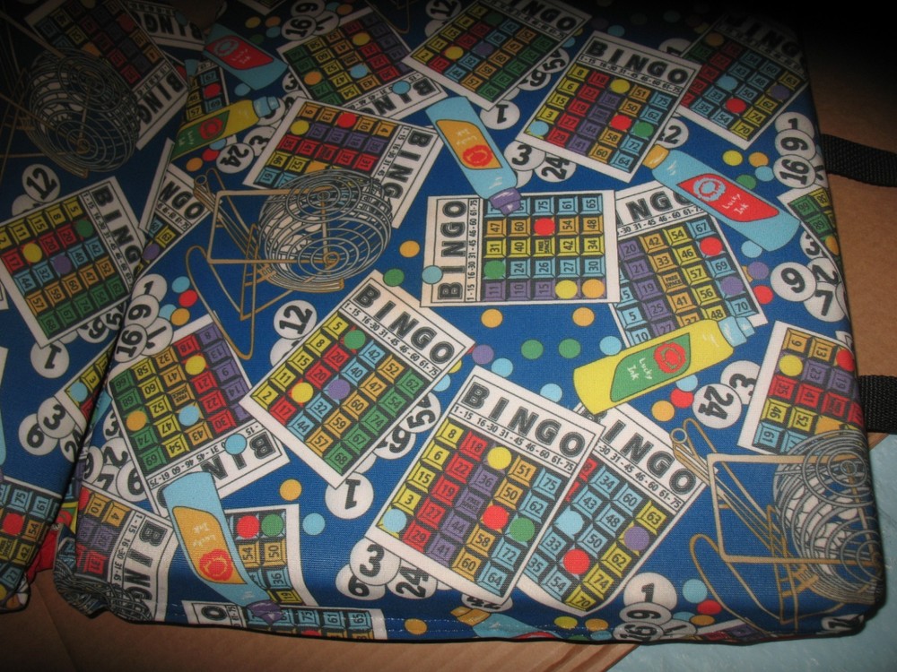 Classic Bingo Double Seat Cushion Extra Thick 3"
