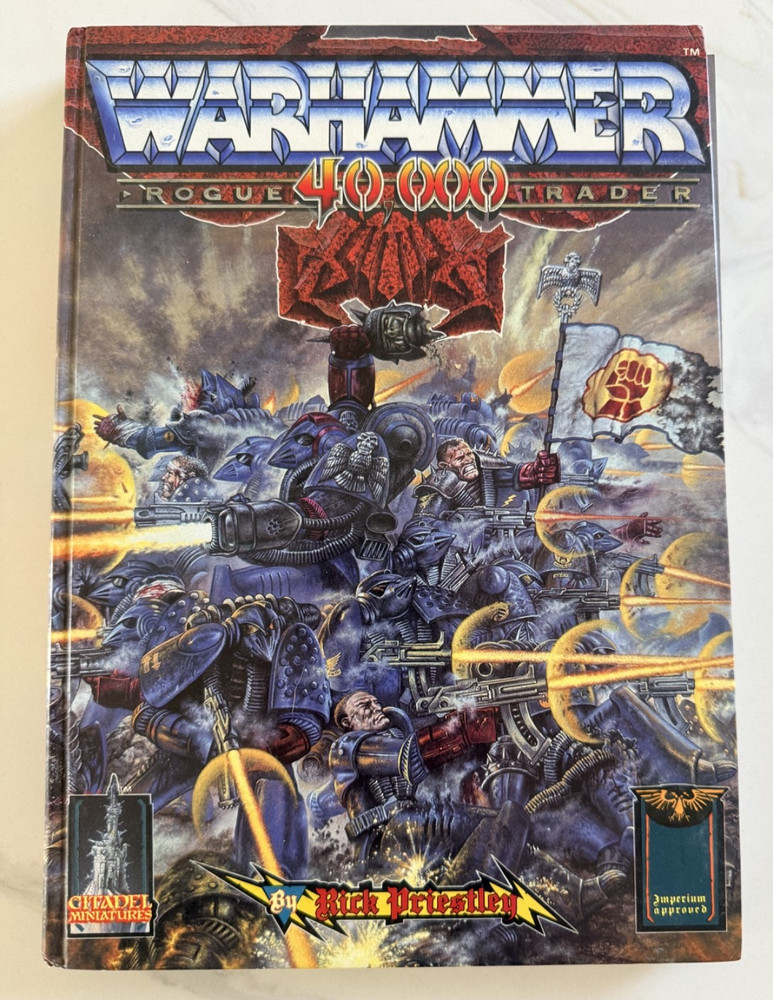 Warhammer 40k Rogue Trader Book 1987 Original Pressing