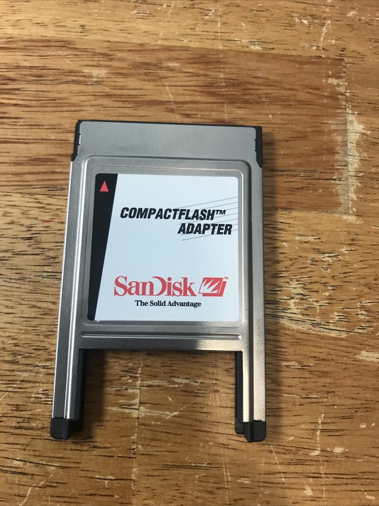 compactflash adapter san disk ce PC Card Untested Unknown Model