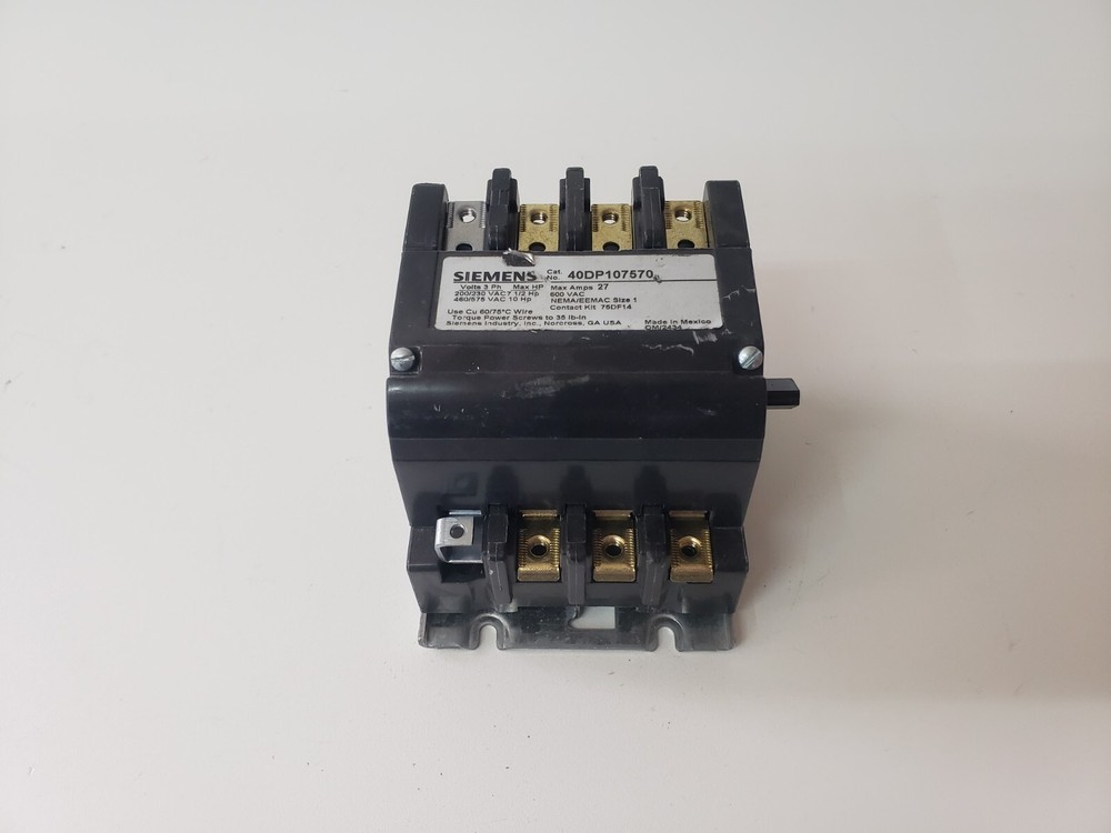 Siemens 40DP107570 Contactor