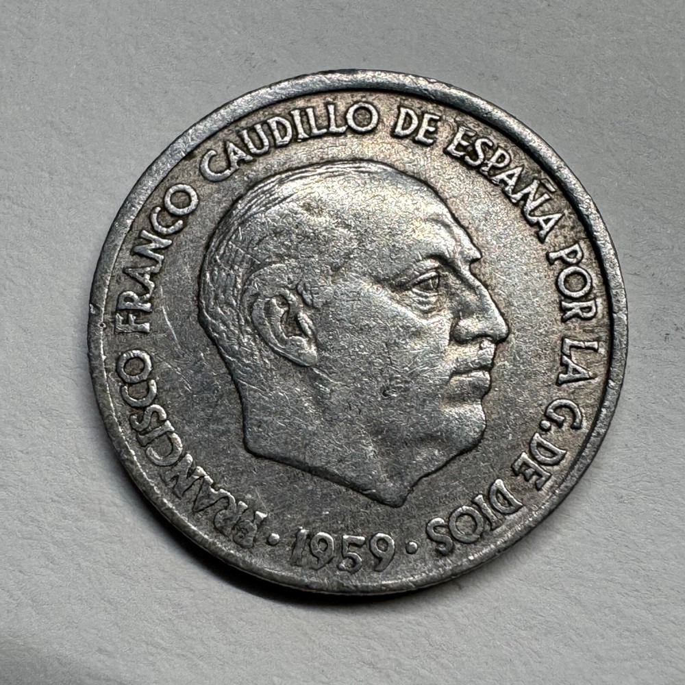 1959 Spain 10 Centimos - Beautiful Coin - #B-048