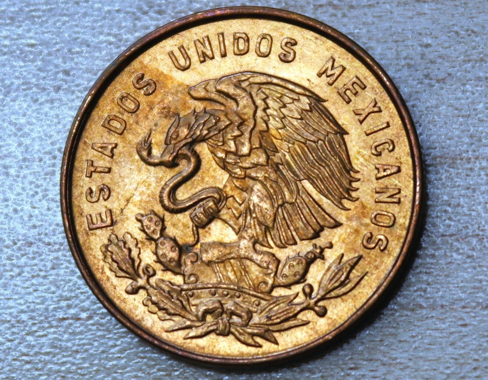 1958 Mexico 5 Centavos