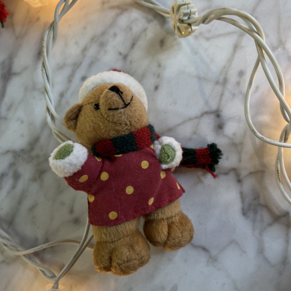 Avon Holiday Bear Light string Snowflake Vintage 2005 Topwell 128in String Light