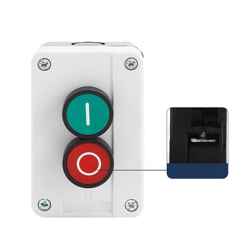 Ergonomic Push Button Station Switch with Box for Remote Motor Control