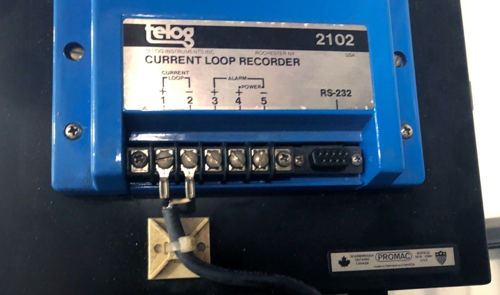 TELOG 2102 Current Loop Recorder w/ RS-232 + PROMAC Micro Comet Controller