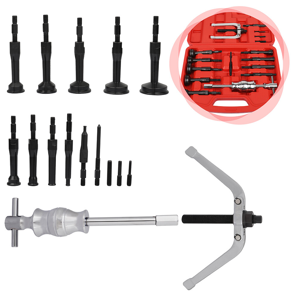 16Pcs Bush Bearing Puller Blind Hole Pilot Internal Extractor Removal Tool Set