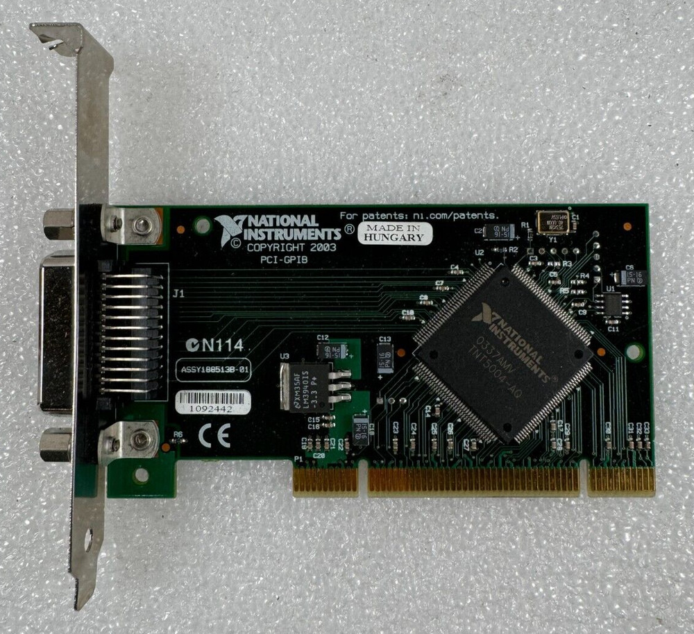 National Instruments PCI-GPIB 188515B-01 Interface Card