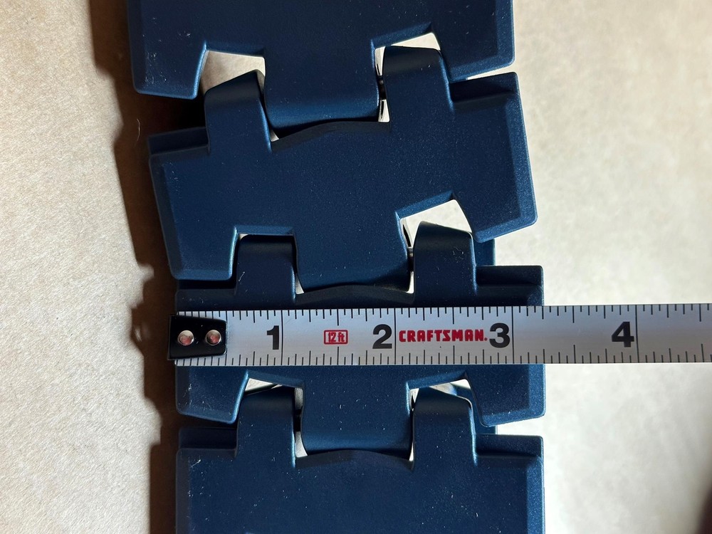 10' System Plast Plastic Modular Belting Multiflex Chain Flat Top 877 38.1mm Pit