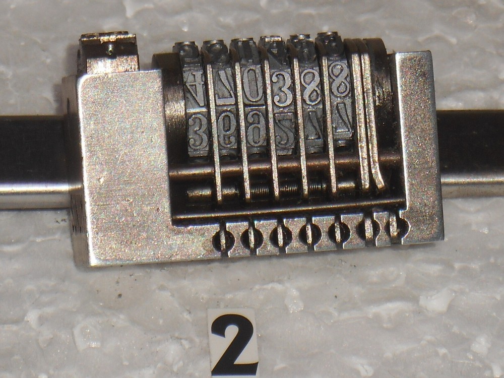 SUNUM | letterpress numbering machine | 2