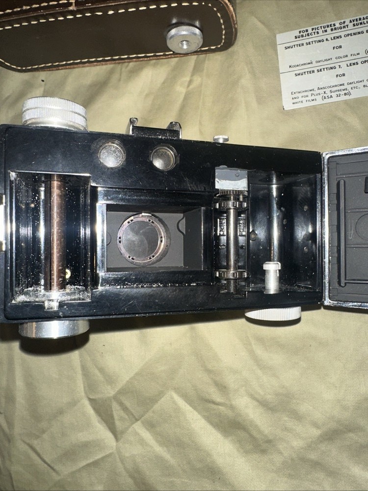 Argus C3 Matchmatic 35mm Rangefinder Camera w/ Case Untested