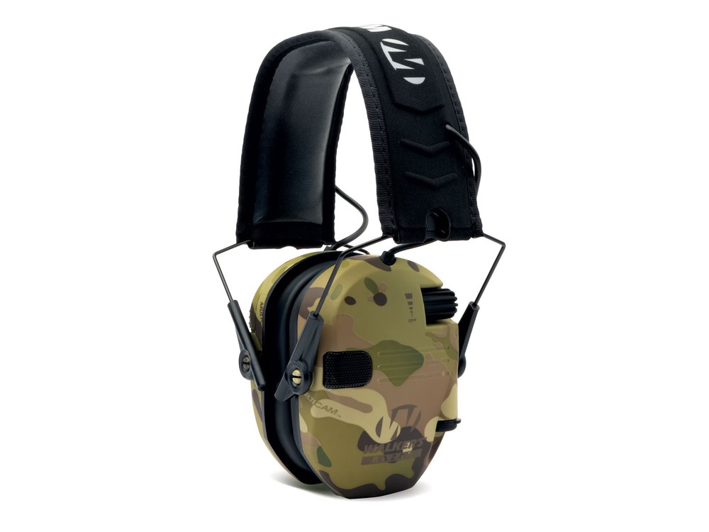 Walker's Razor Slim Low Profile Electronic Ear Muffs Multicam