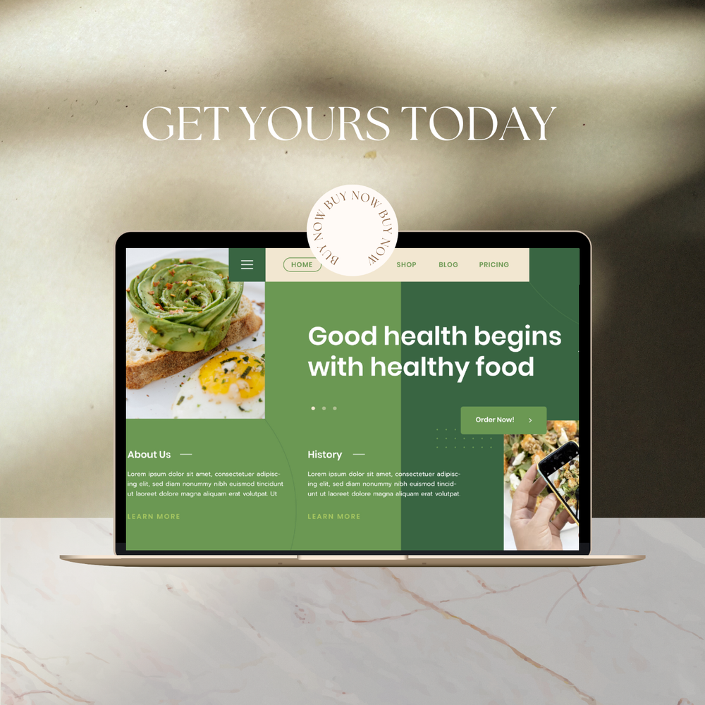 Custom Website Development, Food Website Development, Beverage Wordpress Website