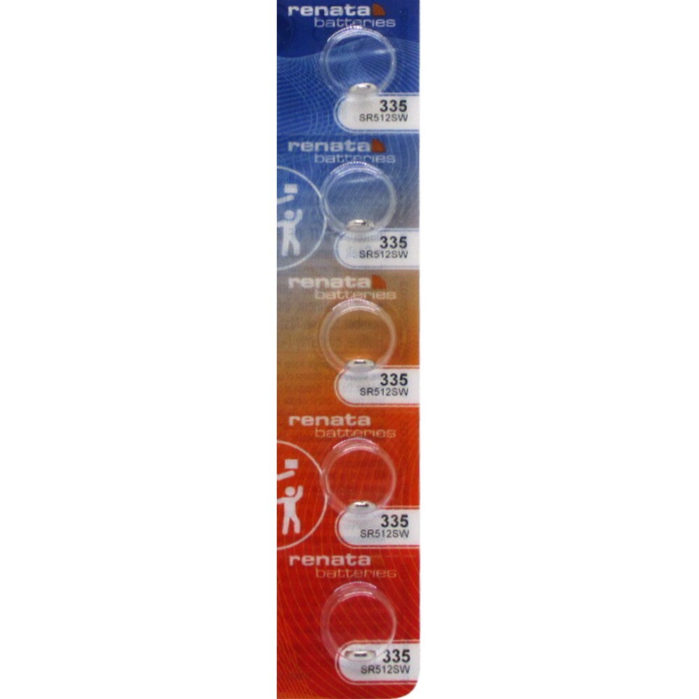 Button Cell Type 335 Battery Renata 5 Pcs