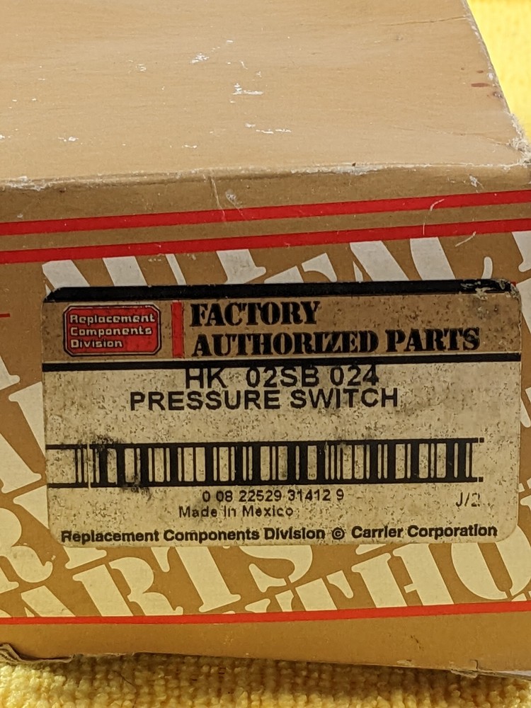 Carrier HK02SB024 Pressure Switch