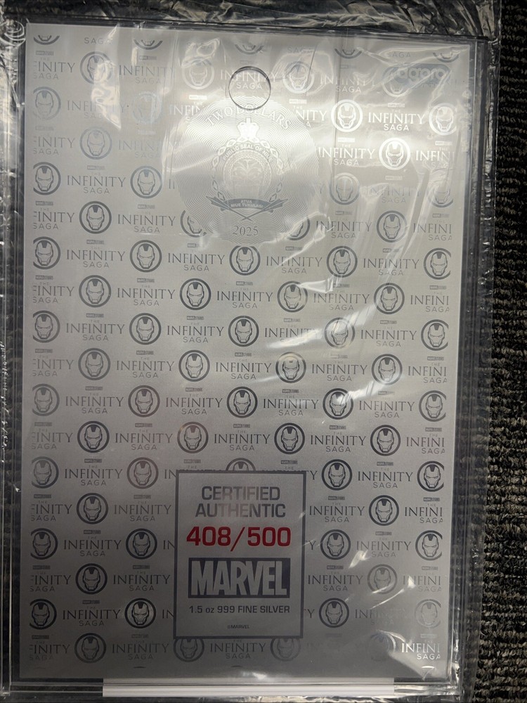 Agoro 1.5 Oz Silver Iron Man Poster!