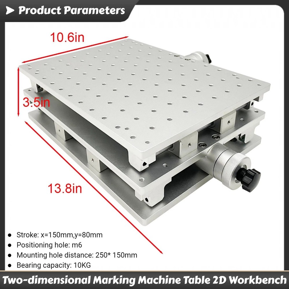 Two-dimensional Marking Machine Table 2D Workbench 10KG Bearing Capacity