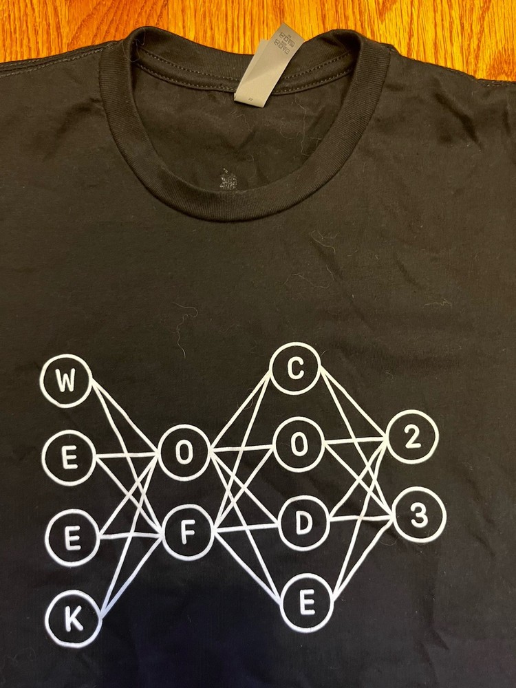 APPLE Software ENGINEER T-SHIRT Black Extra Small XS Week of Code 2023 WoC Dev