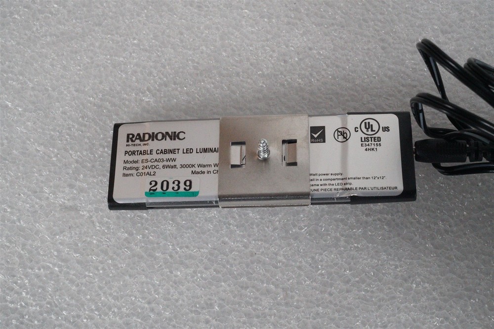 Radionic ES-CA03-WW 4 Inch LED striplight, for undercabinet and task lighting