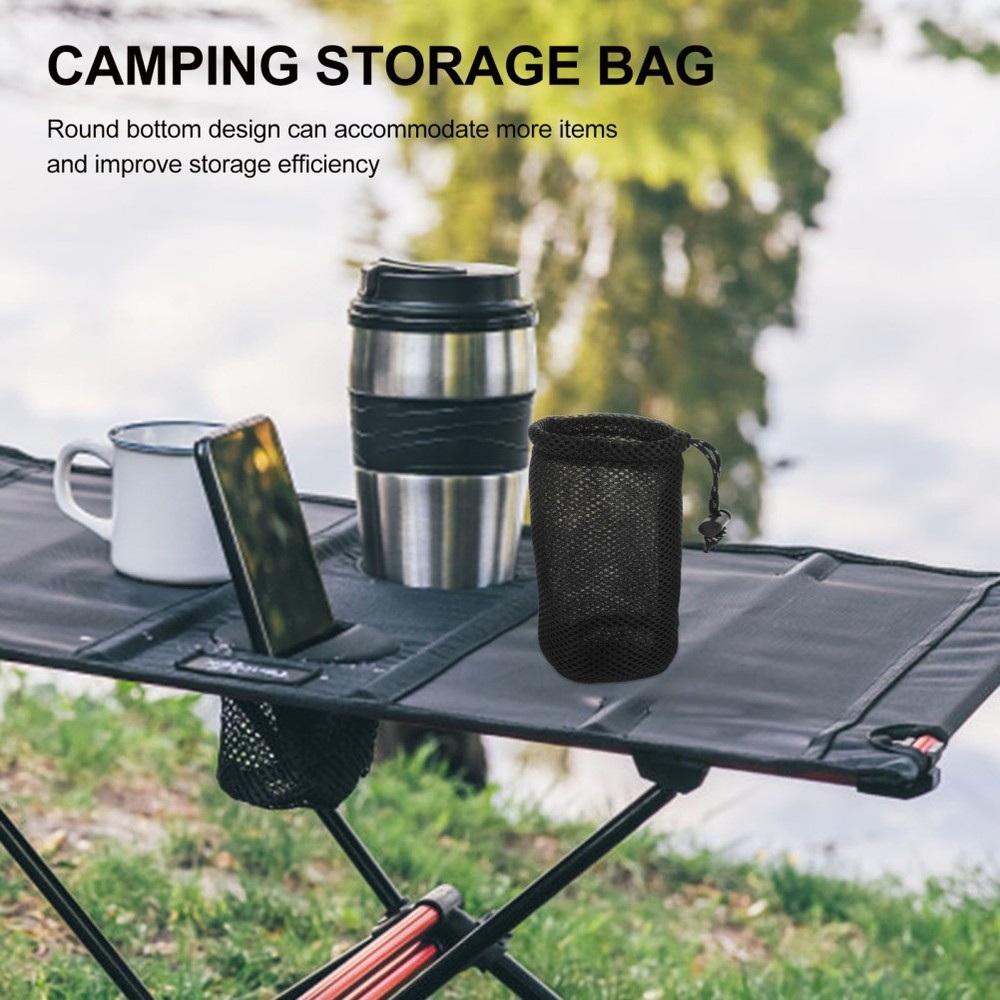 Camping Cookware Mess Kit Bag Tableware Storage Bag Drawstring Heavy Duty