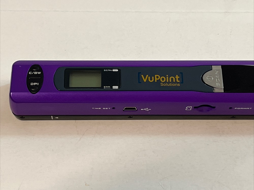 VuPoint Solutions Magic Wand Portable Handheld Scanner PDS-ST415-VP TESTED