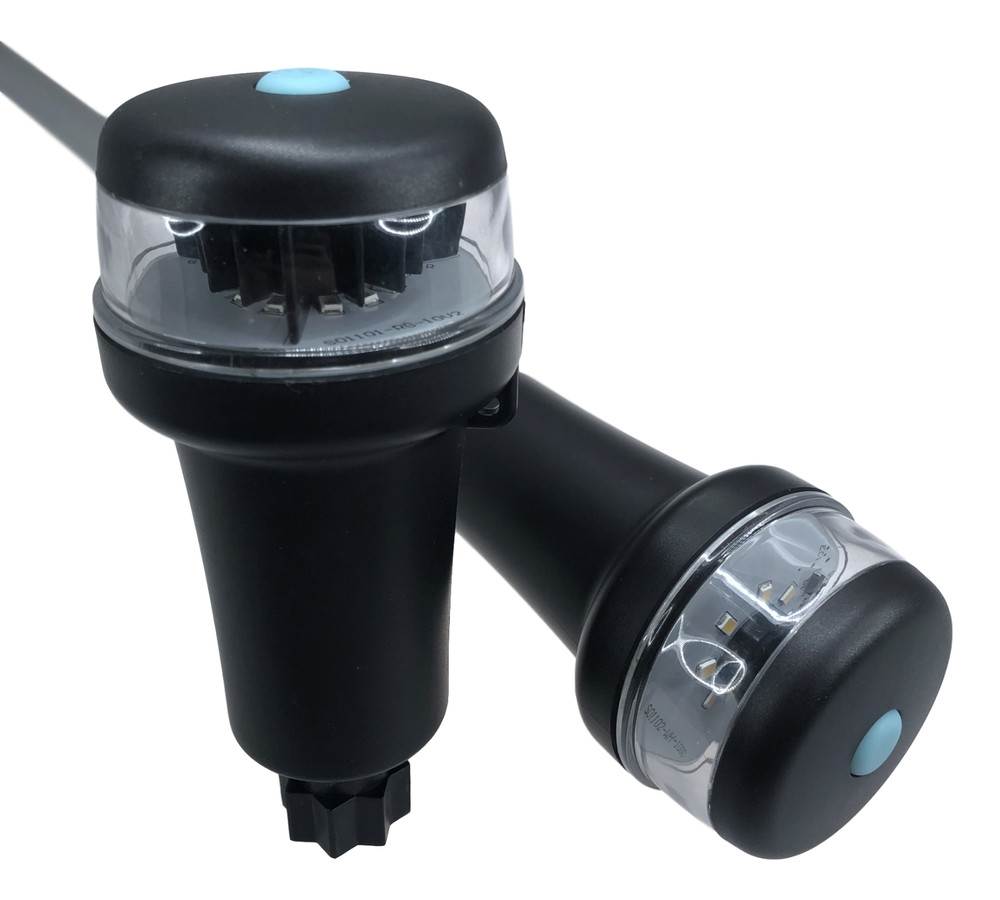 Pactrade Marine Navigation Light Surface Adhesive Base LED AA Battery Bicolor