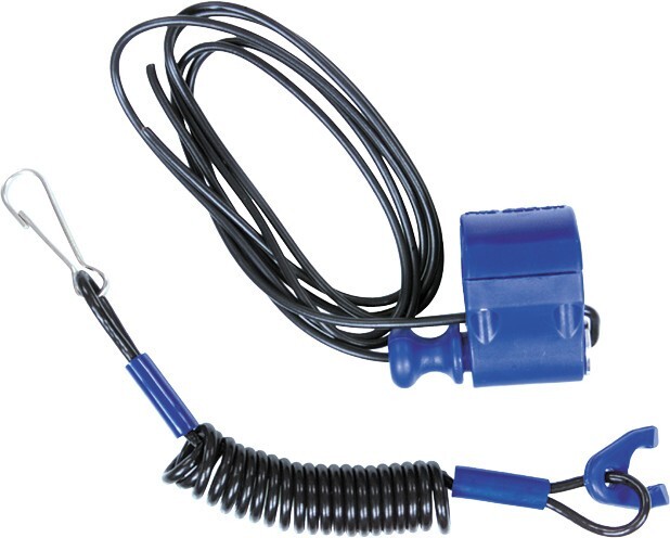 NEW 27-0103 PRO DESIGN CLIP TYPE HANDLEBAR MOUNT TETHER SWITCH -BLUE- MOTORCYCLE