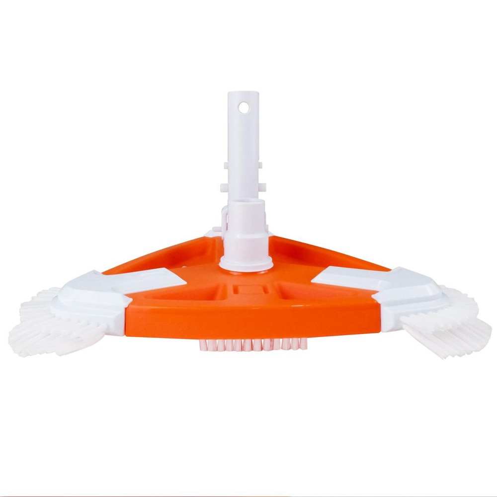 SINADA Pool Special Vacuum Head Triangle with Side Brush Universal Rotatable Hos
