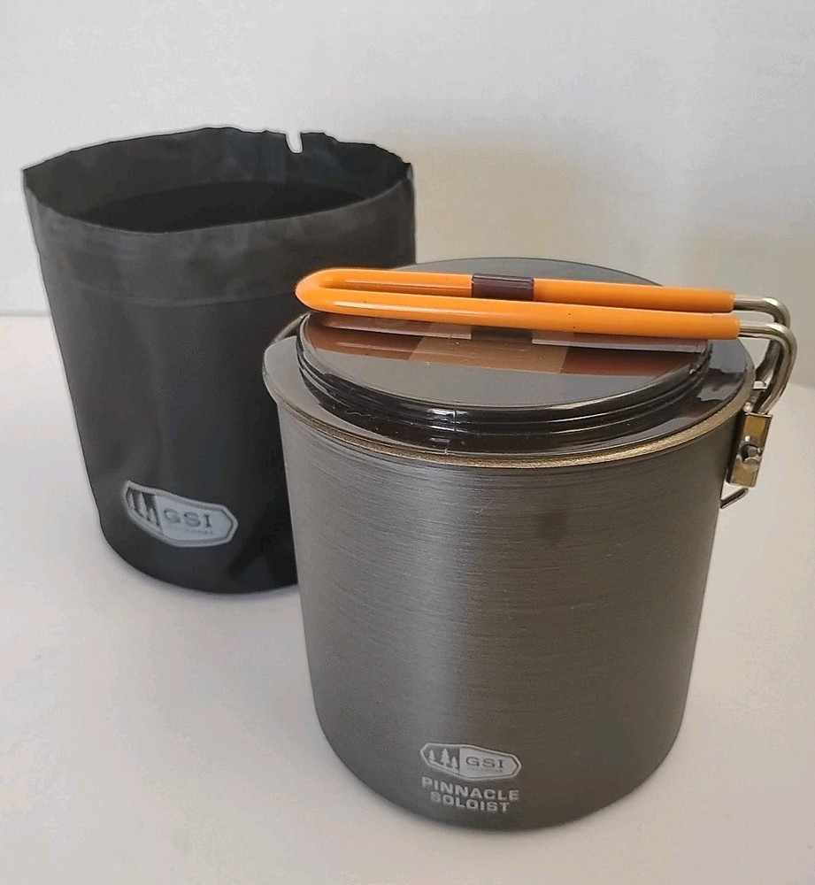 GSI Outdoors Pinnacle Soloist Cook Set Java Drip Coffee Maker & Sea To Summit