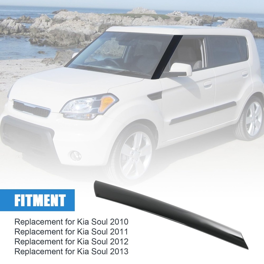 Outer Windshield Pillar Trim Panel Molding Front Left (Driver Side) Replaceme...