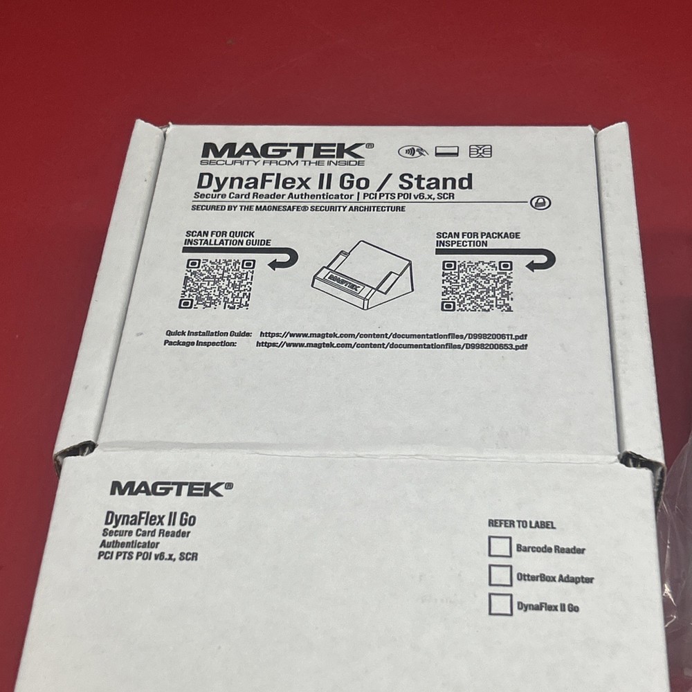 MagTek DynaFlex II Go Card reader STAND