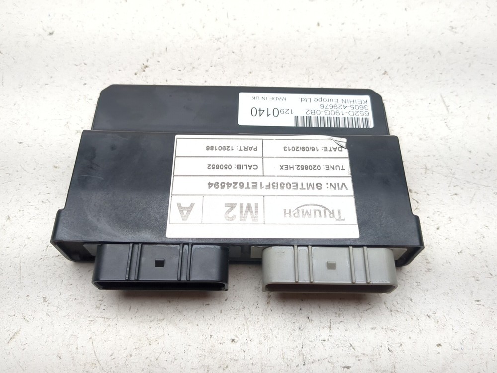 11-14 Triumph Tiger 800 Engine Control Module ECM ECU Box CDI Brain Motor