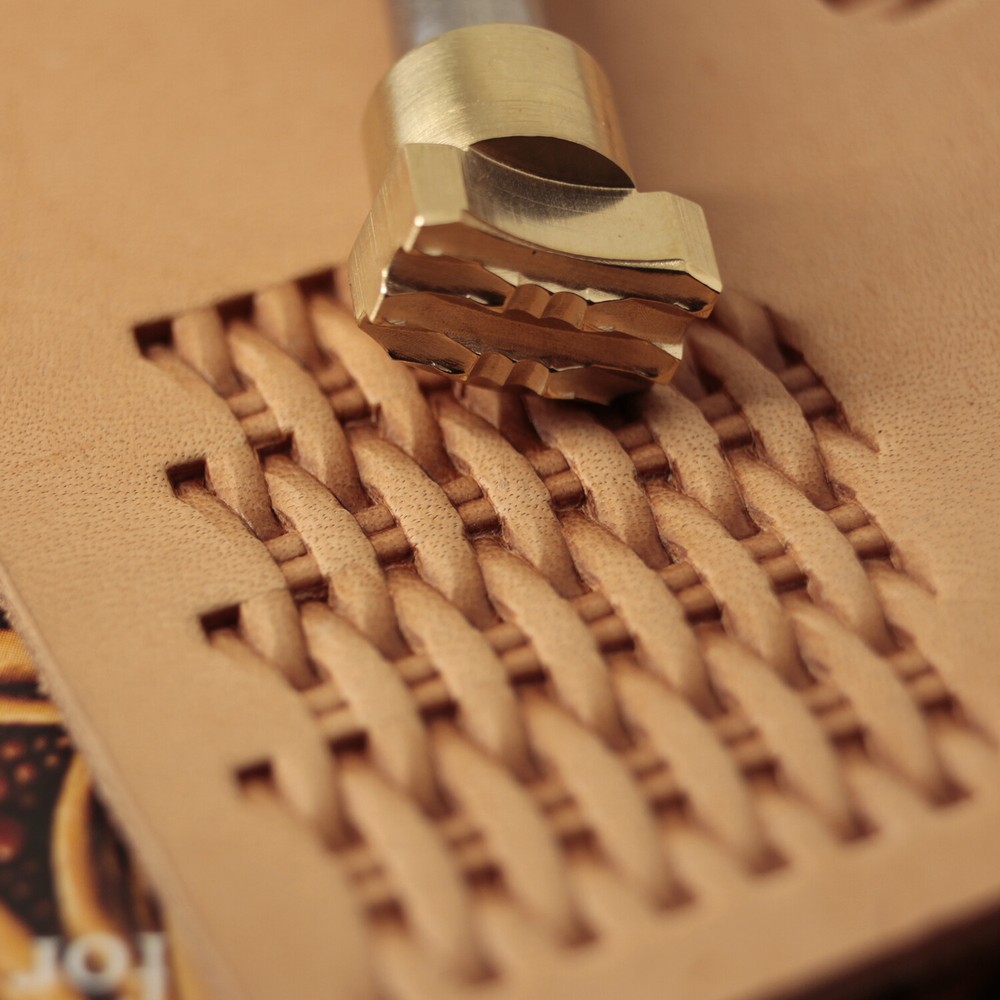 Leather stamp tool for leather craft DIY brass stamp #355