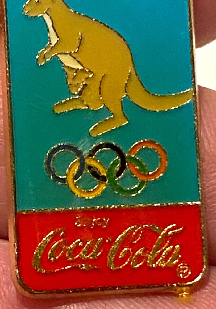 2000 Sydney Olympics Pin Coca Cola Kangaroos