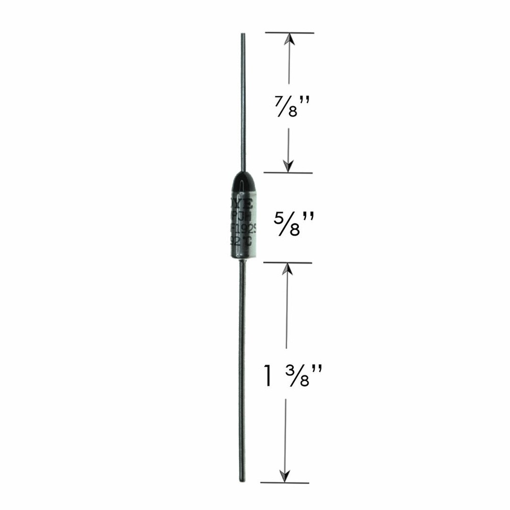 5 Pcs CANTHERM SDF DF192S THERMAL FUSE - FUNCTIONING TEMP: 192 DEGREE