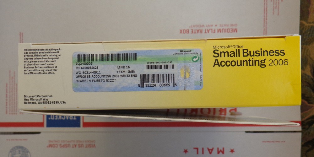 Microsoft Office Small Business Accounting 2006
