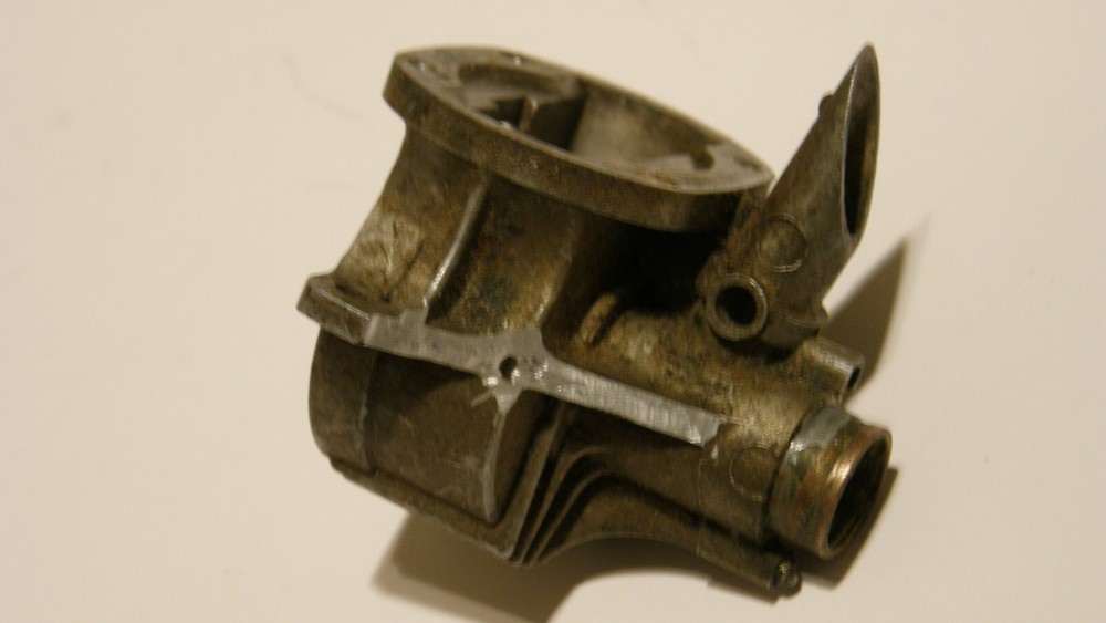 Super Cyclone GR Model Airplane Ignition Engine BARE LOWER ENGINE BLOCK HOUSINGS