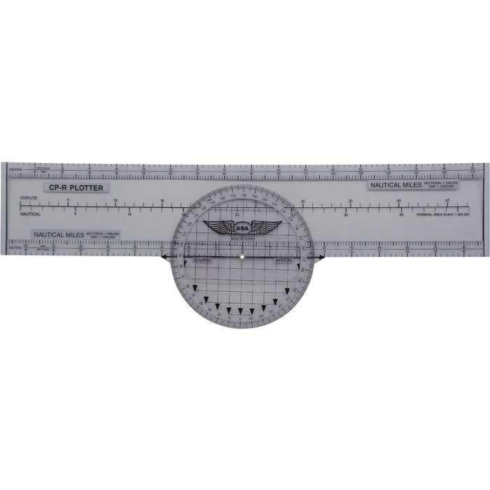 NEW ASA Rotating Plotter Precision VFR Flight Navigation